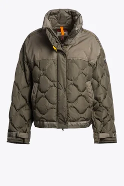 Parajumpers Donsjassen-SUMIDA - KORTE DONSJAS OLIVE GREY