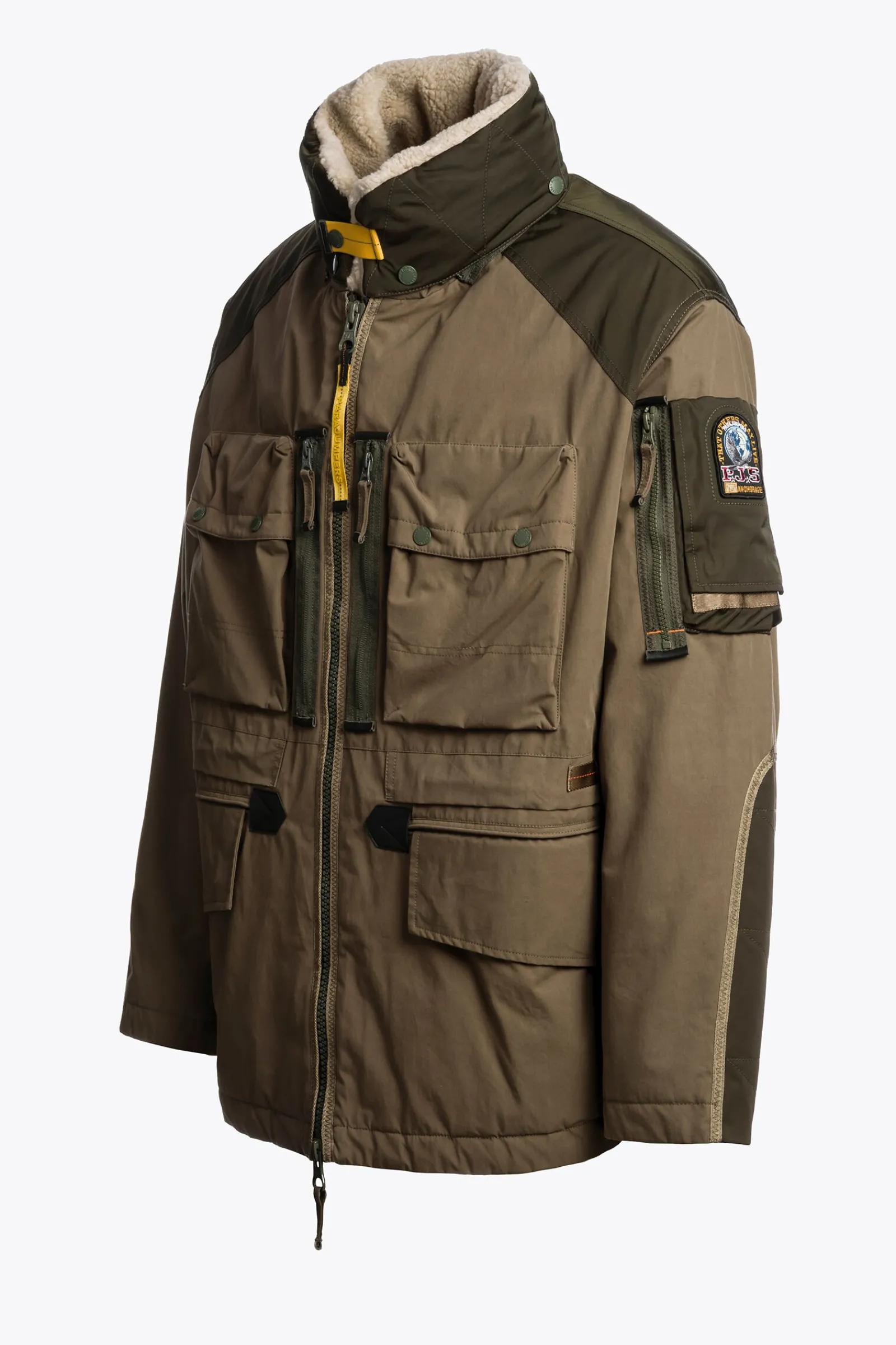 Parajumpers Donsjassen|Jasjes-SWORD B. - FIELD JACKET EARTH-DEEP MOSS