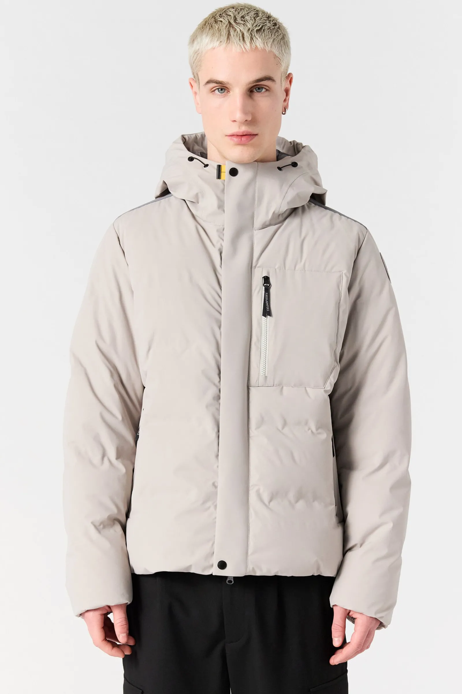 Parajumpers Regenjassen|Donsjassen-TAIGA - JACK MET CAPUCHON CHATEAU GREY