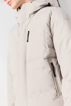 Parajumpers Regenjassen|Donsjassen-TAIGA - JACK MET CAPUCHON CHATEAU GREY