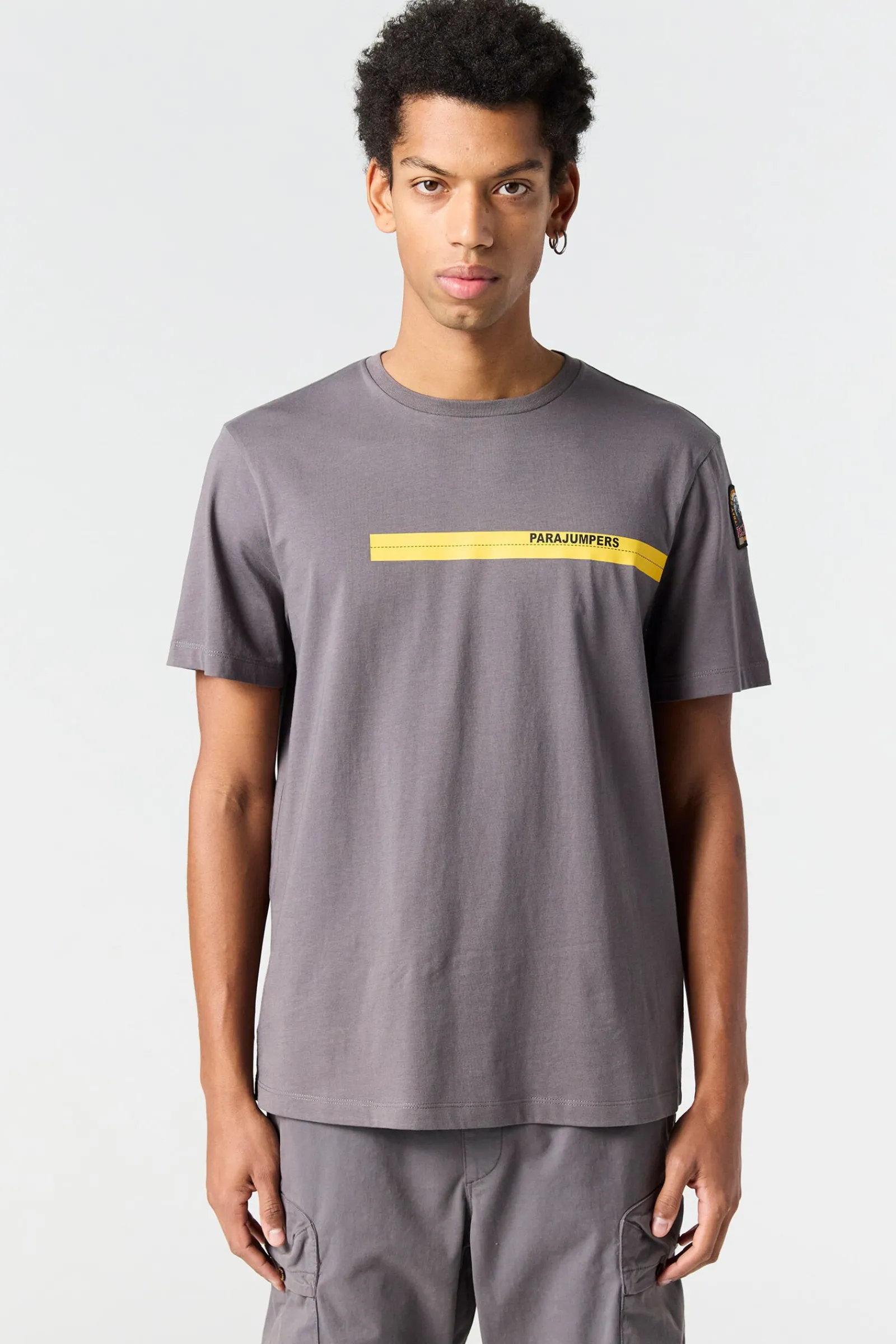 Parajumpers Polos En T-Shirts-TAPE - T-SHIRT PEWTER