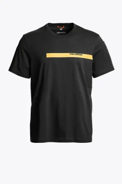 Parajumpers Polos En T-Shirts-TAPE - T-SHIRT BLACK