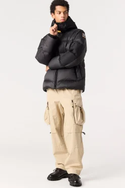 Parajumpers Donsjassen|Jasjes-TYRIK - JACK MET CAPUCHON BLACK