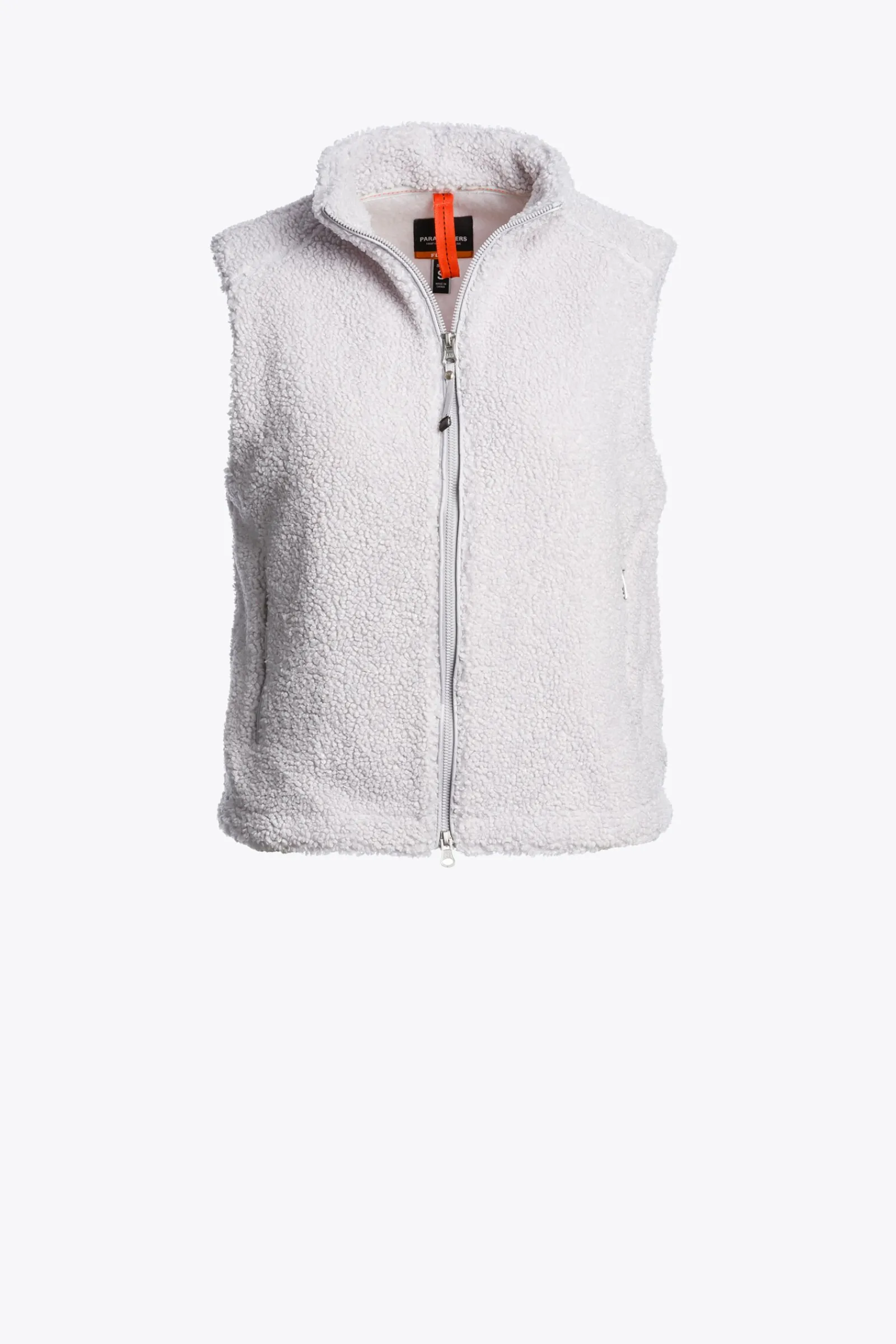 Parajumpers Gilets|Sweaters-VENUS - GILET MET VOLLEDIGE RITS PEARL GREY