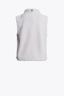 Parajumpers Gilets|Sweaters-VENUS - GILET MET VOLLEDIGE RITS PEARL GREY