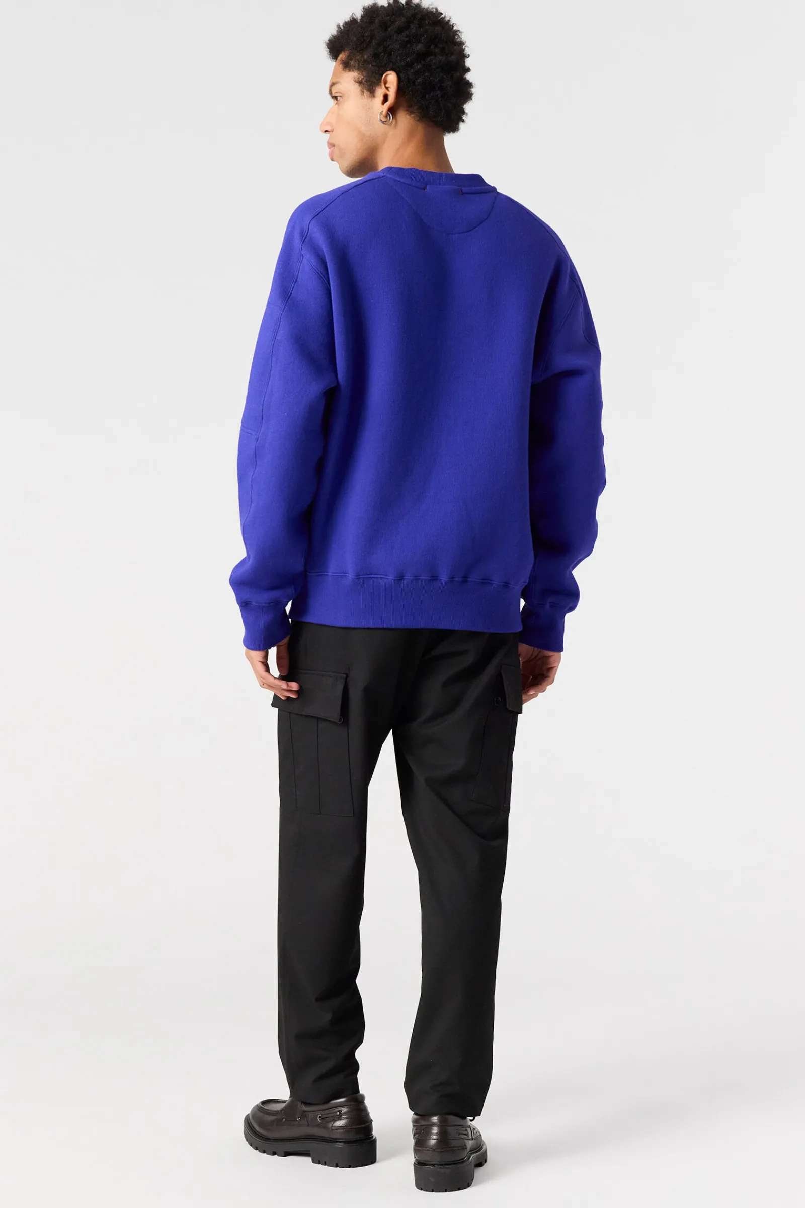 Parajumpers Sweaters-VIGGO - FLEECE MET RONDE HALS COSMIC BLUE