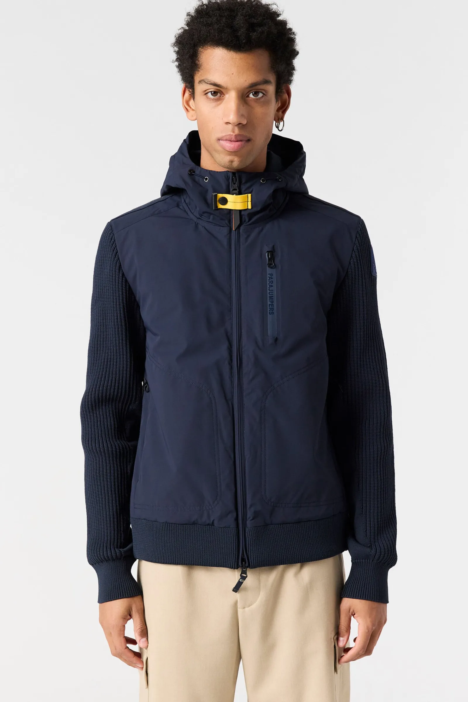 Parajumpers Tricot|Hybrids-WILLARD - VEST MET VOLLEDIGE RITS BLACK