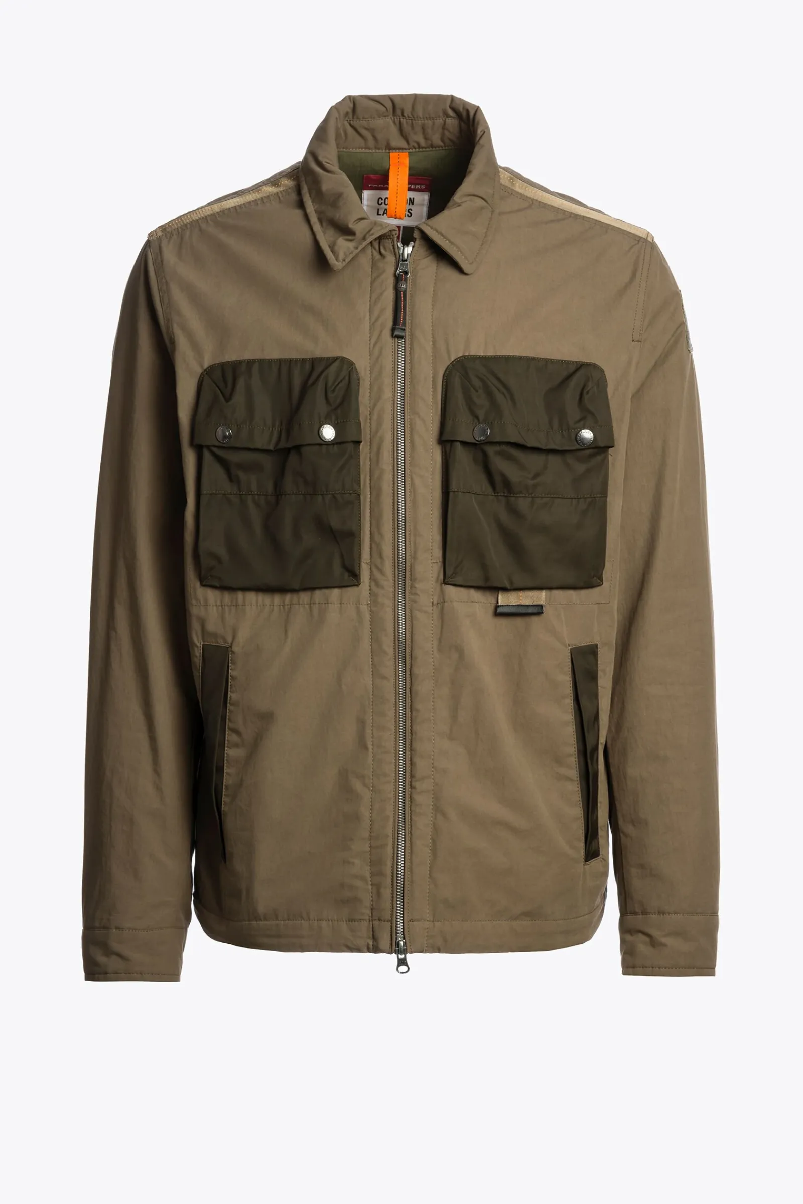 Parajumpers Overhemden-ZACHARY - OVERSHIRT EARTH-DEEP MOSS