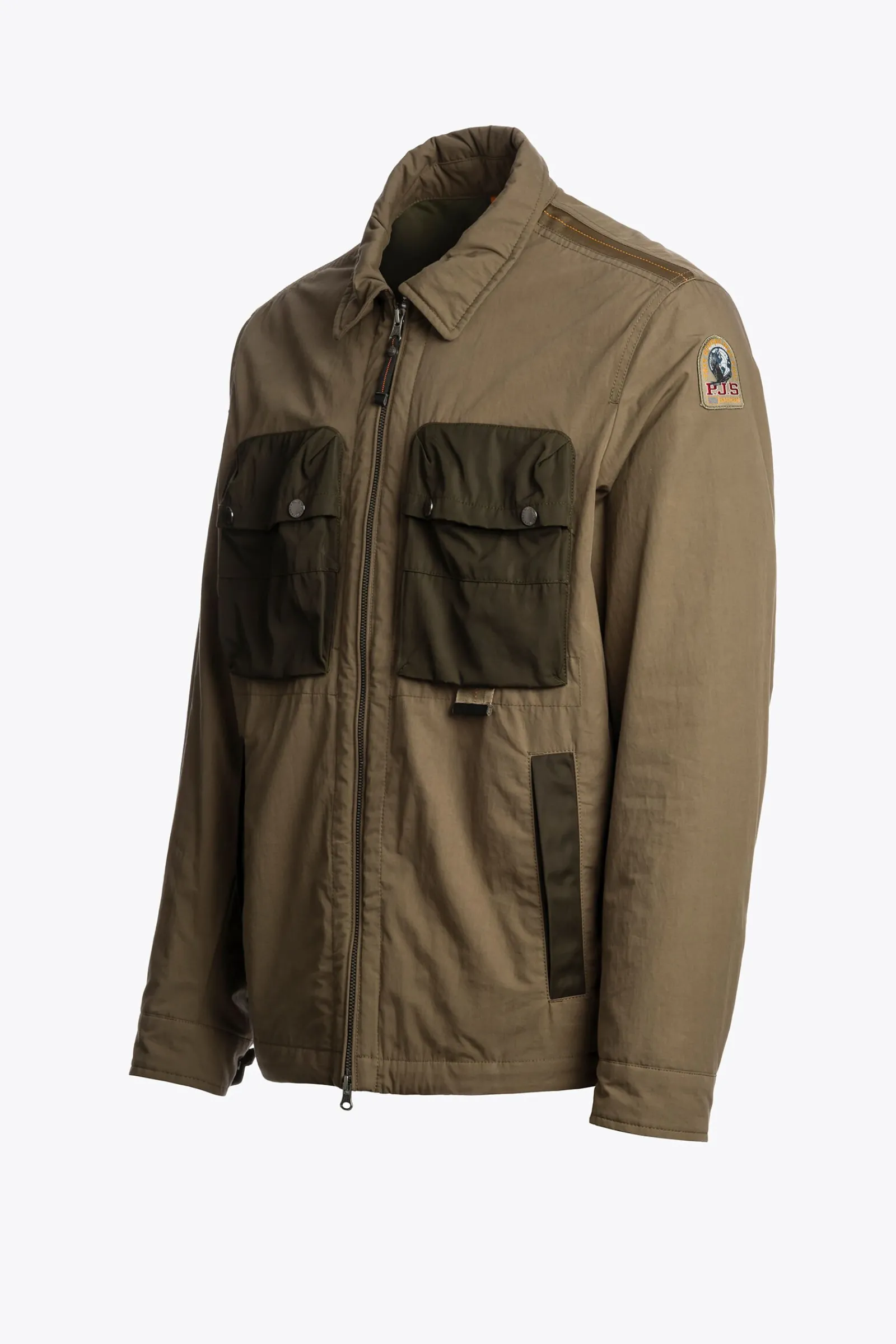 Parajumpers Overhemden-ZACHARY - OVERSHIRT EARTH-DEEP MOSS