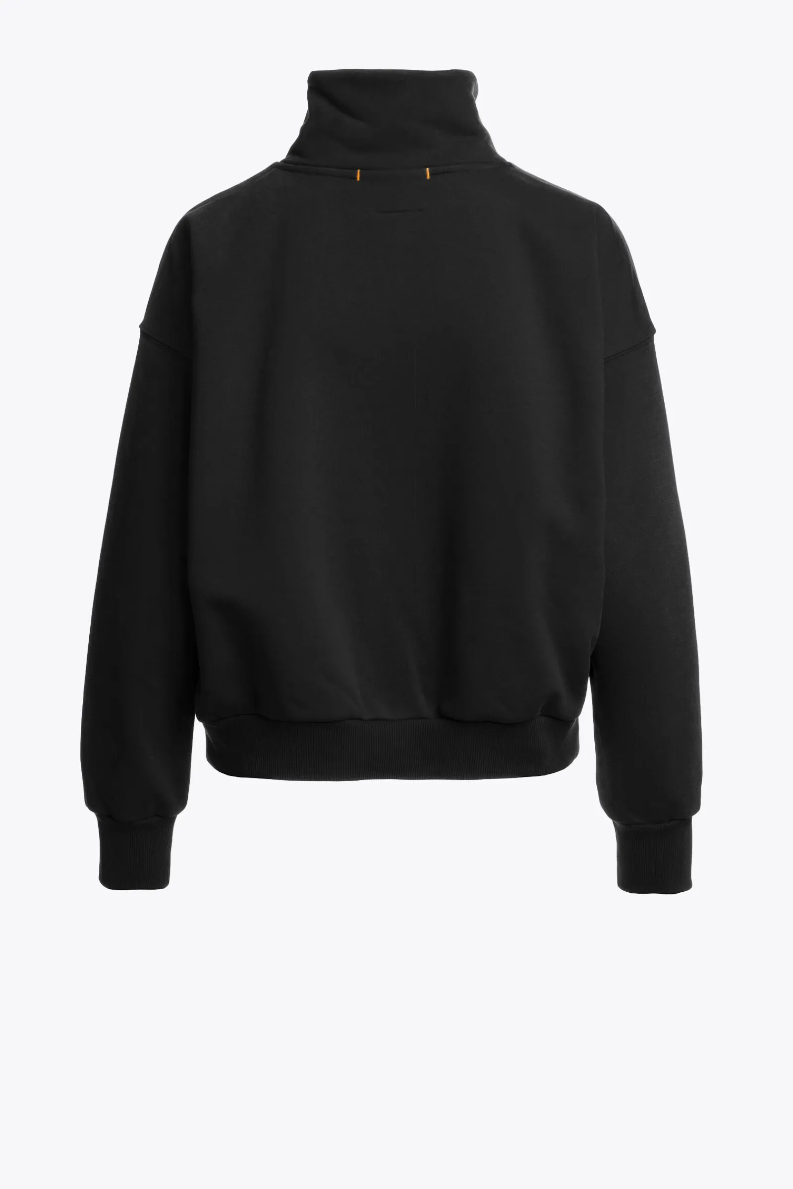 Parajumpers Sweaters-ZENDAYA - SWEATER MET HALVE RITS BLACK