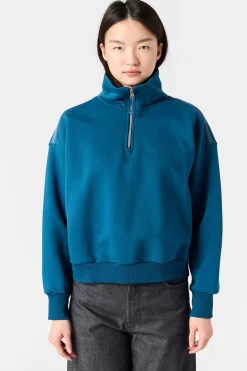 Parajumpers Sweaters-ZENDAYA - SWEATER MET HALVE RITS BLACK