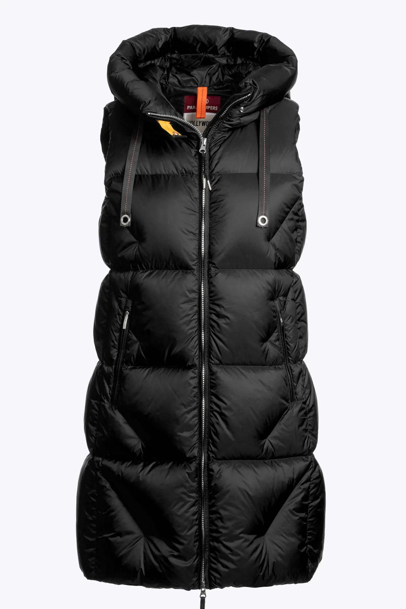 Parajumpers Gilets|Donsjassen-ZULY - GILET MET CAPUCHON BLACK